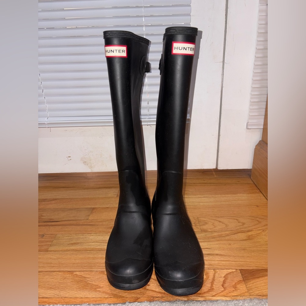 Hunter Women's Tall Black Waterproof Boots